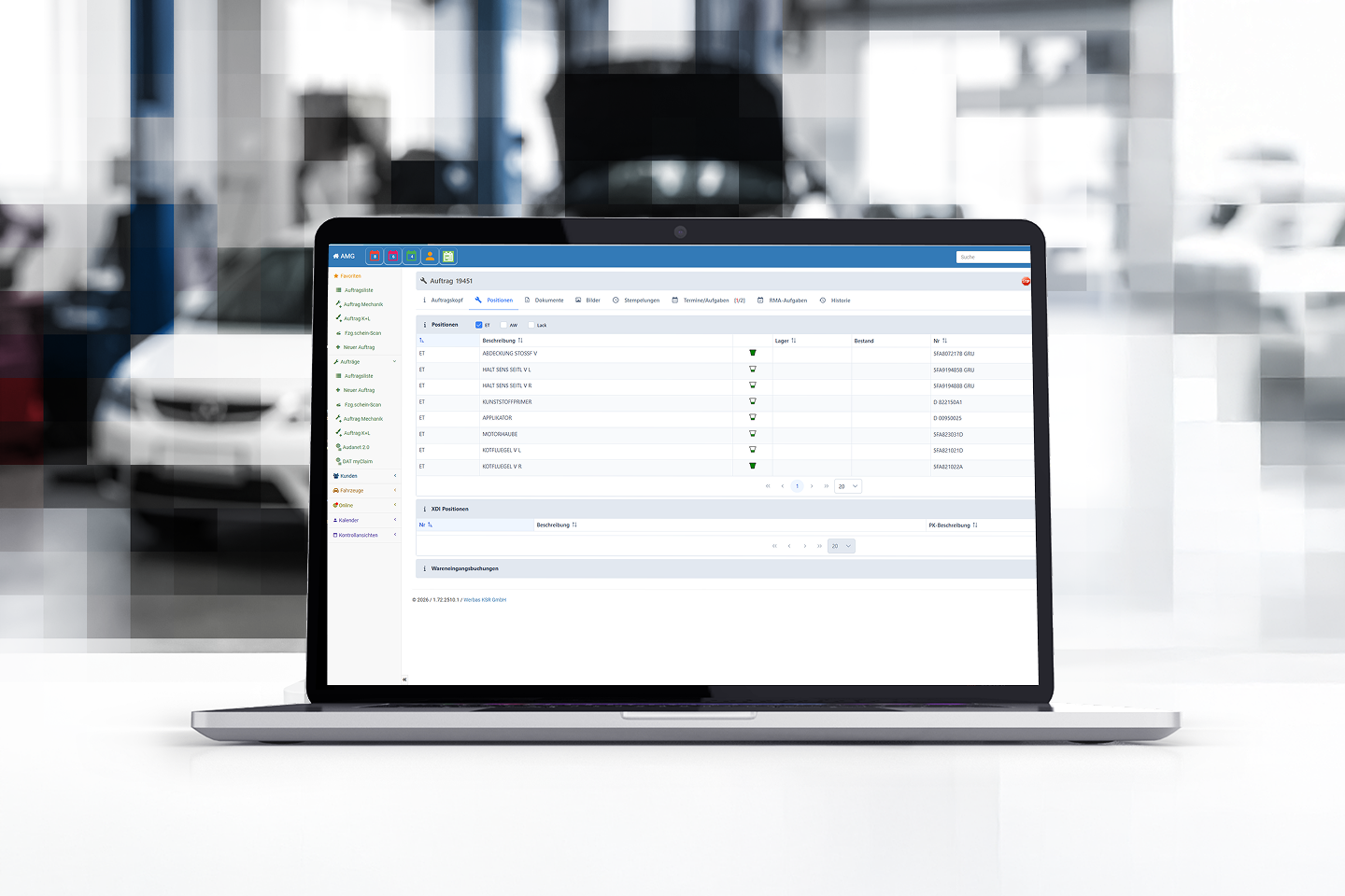 Neue Teile-Schnittstelle zu Innovation Group Parts in der Pilotphase