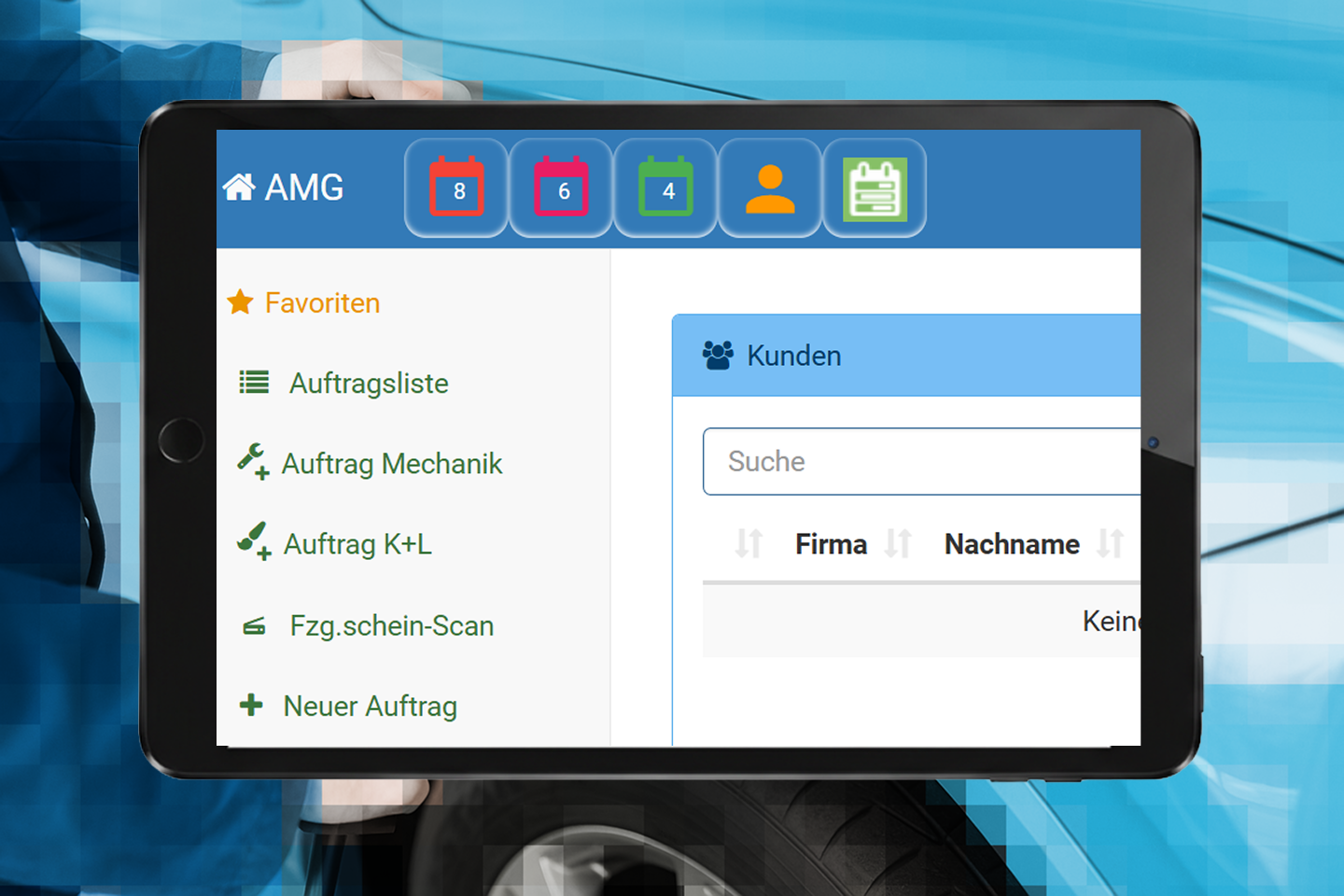 Mehr Überblick, mehr Freiheit: Die neuen Auftragsmarker in AMG AMG in VCS