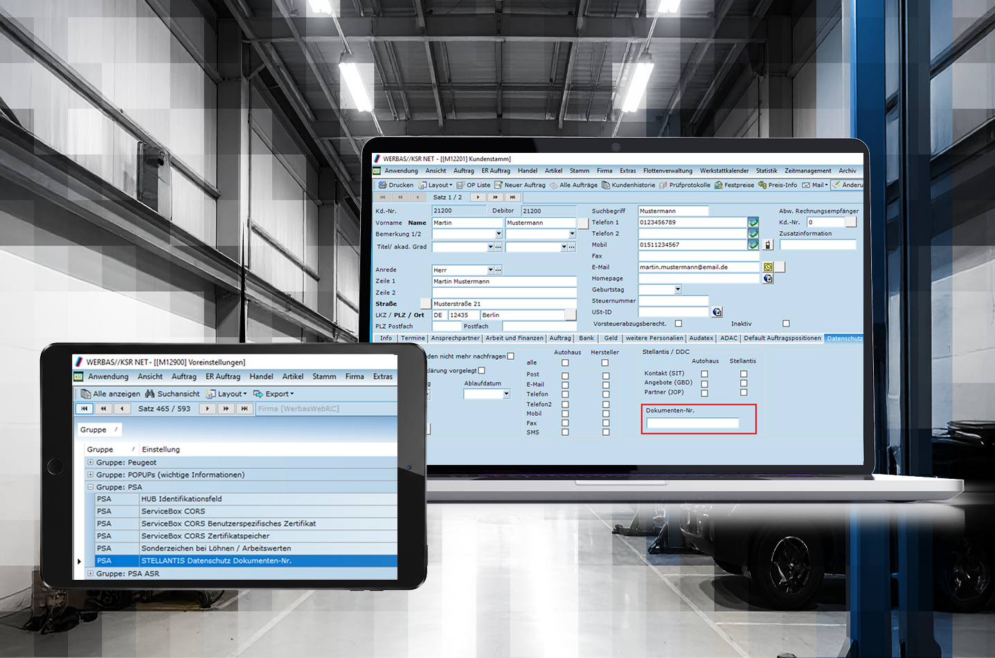 Neu: Stellantis Datenschutz-Dokumenten-Nummer automatisch befüllen